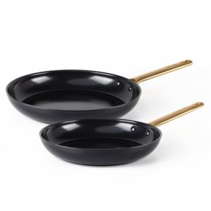 Reserve+Ceramic+2pc+Fry+Pan+Set+Black