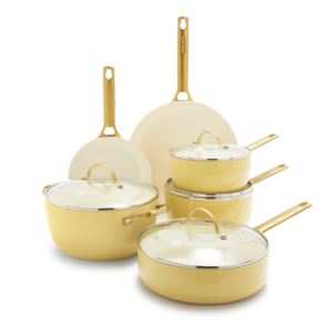 Reserve+Ceramic+Nonstick+10pc+Cookware+Set+Sunrise