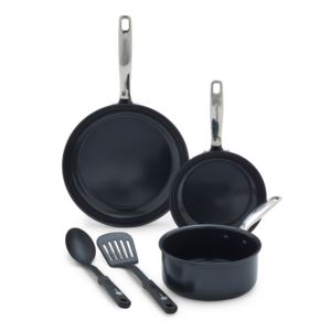 Chatham+Black+5pc+Ceramic+Nonstick+Cookware+Set