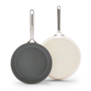 GP5+Colors+2pc+Ceramic+Nonstick+Fry+Pan+Set+Cloud+Cream