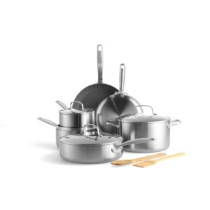Chatham+12pc+Tri-Ply+Stainless+Steel+Nonstick+Cookware+Set