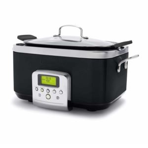 Ceramic+Nonstick+6qt+Slow+Cooker+Black