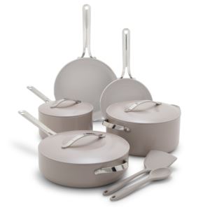 Nova+10pc+Ceramic+Nonstick+Cookware+Set+Clay