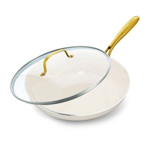 Studio+Ceramic+Nonstick+12%22+Fry+Pan+w%2F+Lid+Linen