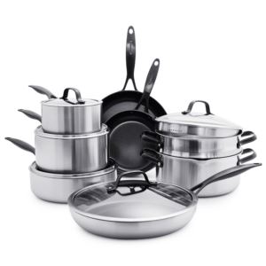 Venice+Pro+Noir+13pc+Ceramic+Nonstick+3-Ply+Cookware+Set