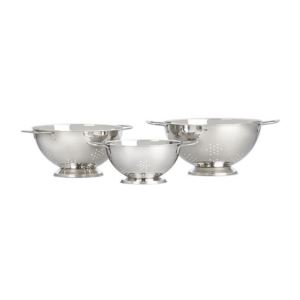pc+Stainless+Steel+Stackable+Colander+Set