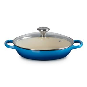 2.25qt+Signature+Cast+Iron+Braiser+w%2F+Glass+Lid+Marseille
