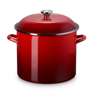 qt+Enamel+on+Steel+Covered+Stockpot+Cerise