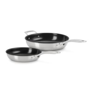 pc+Essential+Stainless+Steel+Nonstick+Fry+Pan+Set