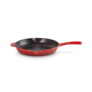 9%22+Traditional+Cast+Iron+Skillet+Cerise