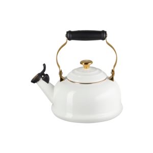 Noel+Collection+Classic+Whistling+Kettle+White