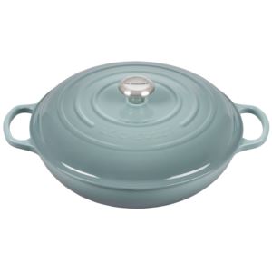 qt+Signature+Cast+Iron+Braiser+Sea+Salt