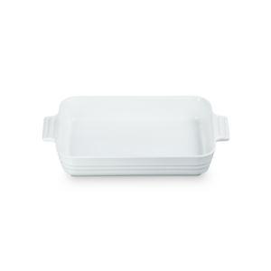 qt+Classic+Stoneware+Rectangular+Baking+Dish+White