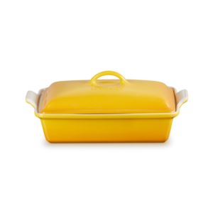 4qt+Heritage+Stoneware+Covered+Rectangular+Casserole+Nectar