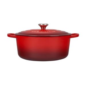 9qt+Signature+Cast+Iron+Round+Dutch+Oven+Cerise