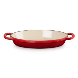 1qt+Signature+Cast+Iron+Oval+Baker+Cerise