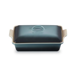 4qt+Heritage+Stoneware+Covered+Rectangular+Casserole+Ocean
