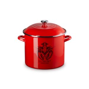 20qt+Enamel+on+Steel+Traditional+Lobster+Stockpot+w%2F+Lid