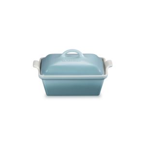 qt+Heritage+Stoneware+Covered+Square+Casserole+Sea+Salt