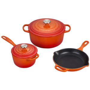 pc+Signature+Cast+Iron+Cookware+Set+Flame