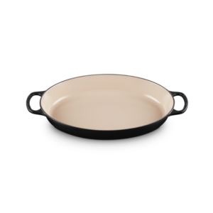 3qt+Signature+Cast+Iron+Oval+Baker+Licorice