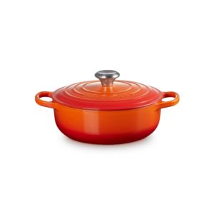 3.5qt+Signature+Cast+Iron+Sauteuse+Flame