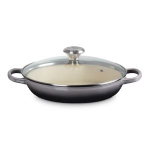 2.25qt+Signature+Cast+Iron+Braiser+w%2F+Glass+Lid+Oyster
