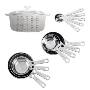 pc+Stainless+Steel+Measuring+Cup+Set