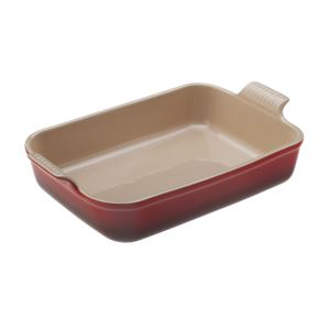 qt+Heritage+Stoneware+Rectangular+Dish+Cerise