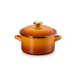 qt+Enamel+on+Steel+Covered+Stockpot+Persimmon