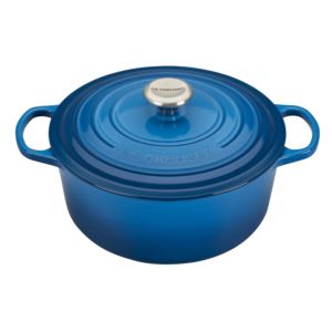 5.5qt+Signature+Cast+Iron+Round+Dutch+Oven+Marseille