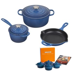 pc+Cast+Iron+Cookware+w+pk+oz+Mini+Cocottes+Marseille