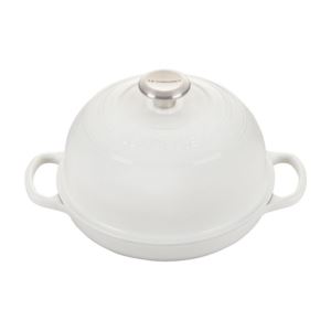 1.75qt+Signature+Cast+Iron+Bread+Oven+White
