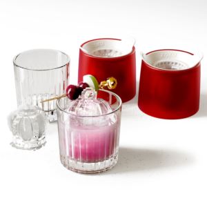Crown+Cocktail+Set+Red