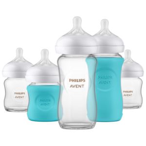 Natural+Response+Newborn+Glass+Baby+Bottle+Gift+Set