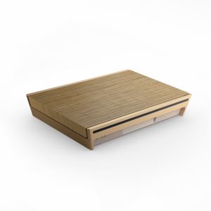 Beosound+Level+Portable+Wifi+Speaker+Gold+Tone+Aluminum%2FLight+Oak