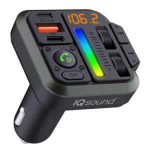 2-in-1+Bluetooth+FM+Transmitter+and+Car+Charger+w%2F+Bass+and+Treble+Control