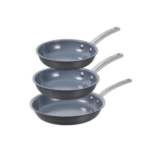 BLACKDECKER+pc+Skillet+Set+Gray