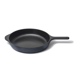Enameled+Cast+Iron+Large+Skillet+Midnight+Blue