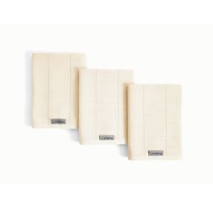 3pc+Linen+Tea+Towel+Set+Cream