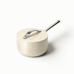 3qt+Nonstick+Ceramic+Saucepan+Cream