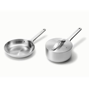 Stainless+Steel+Mini+Duos+Cookware+Set+-+Mini+Fry+Pan+%26+Mini+Saucepan