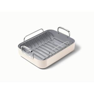 Roasting+Pan+w%2F+Rack+Cream