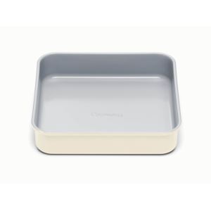 Nonstick+Ceramic+Square+Pan+Cream