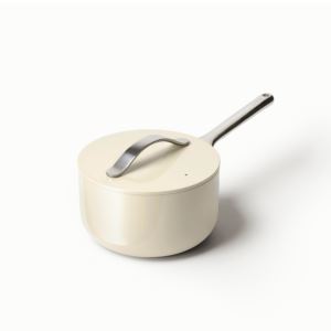 1.75qt+Nonstick+Ceramic+Saucepan+Cream