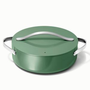 6qt+Nonstick+Ceramic+Rondeau+Pan+w%2F+Lid+Sage