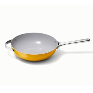 12%22+Nonstick+Ceramic+Stir+Fry+Pan+Marigold