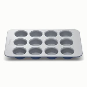 12+Cup+Nonstick+Ceramic+Muffin+Pan+Navy