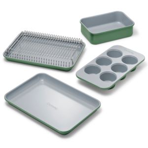 Mini+Bakeware+Set+w+Storage+Organizer+Sage