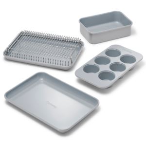 Mini+Bakeware+Set+w%2F+Storage+Organizer+Gray
